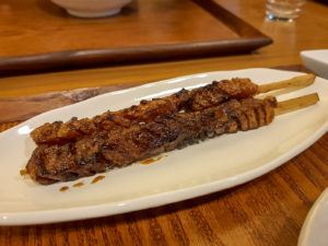 Saishoku Kenbi Tokyo Vegetarian Skewer Grilled Soybean Meat