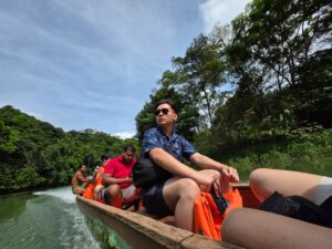 Keith Yuen and Brother Ken Lim at Panama Embera Tribe, Panama Canal, SG Travel Influencers